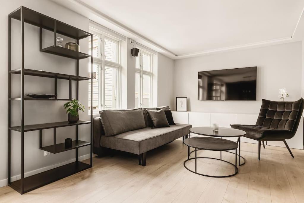 Dinbnb Apartments I Luxury Feel 100M From Bryggen เบอร์เกน ภายนอก รูปภาพ