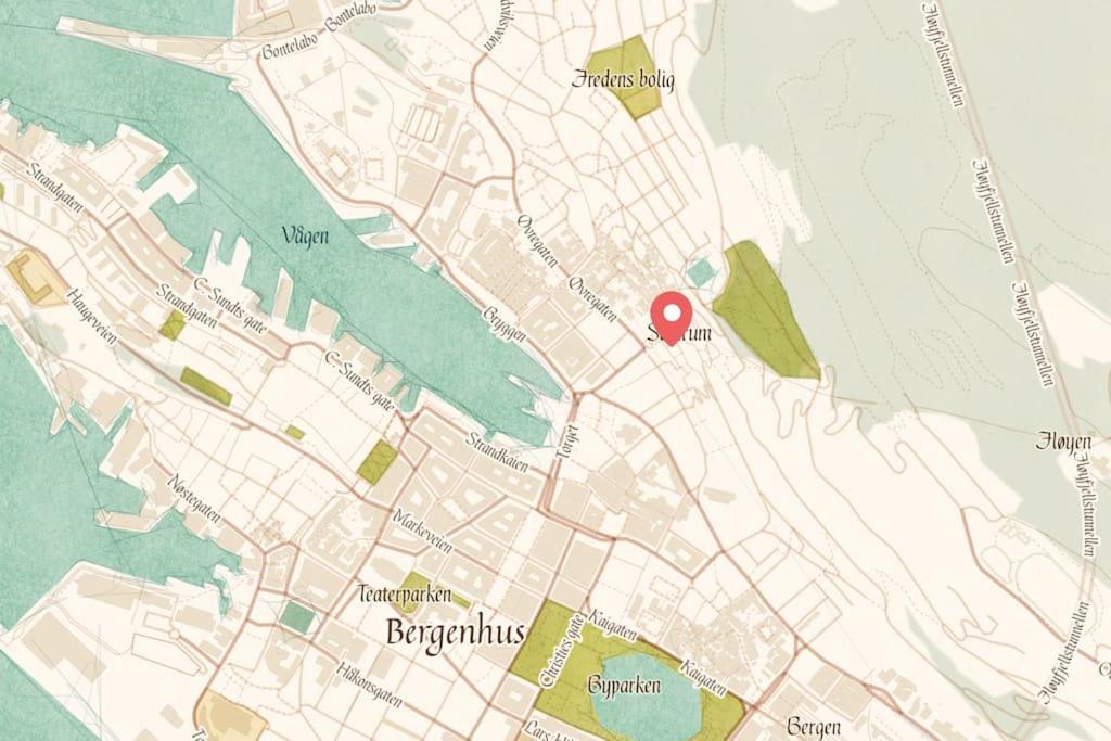 Dinbnb Apartments I Luxury Feel 100M From Bryggen เบอร์เกน ภายนอก รูปภาพ